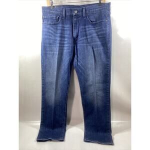 Levi's Premium 541 Athletic Relaxed Leg Dark Wash Men's Jeans Dry Cleaned 34x30